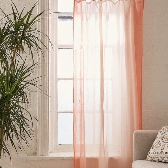Urban Outfitters Dyed Ombré Border Curtain52x84 - Picture 1 of 2